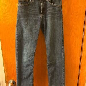 Wrangler Dark Blue Straight Jeans